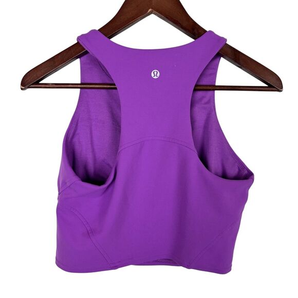 Lululemon Purple Cropped Tank Top women’s 8 - Picture 2 of 3